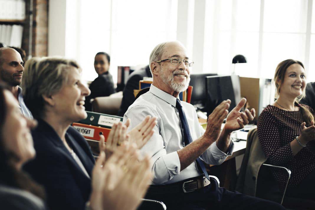 Project Management - project manager in a conference