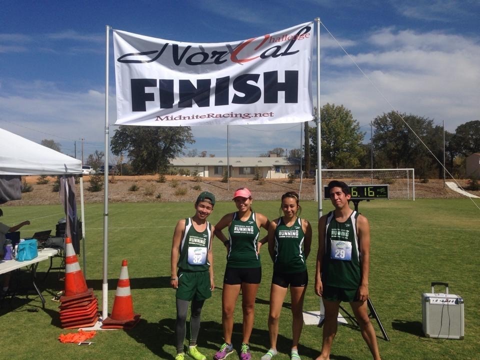 Phuong Nguyen at finish line