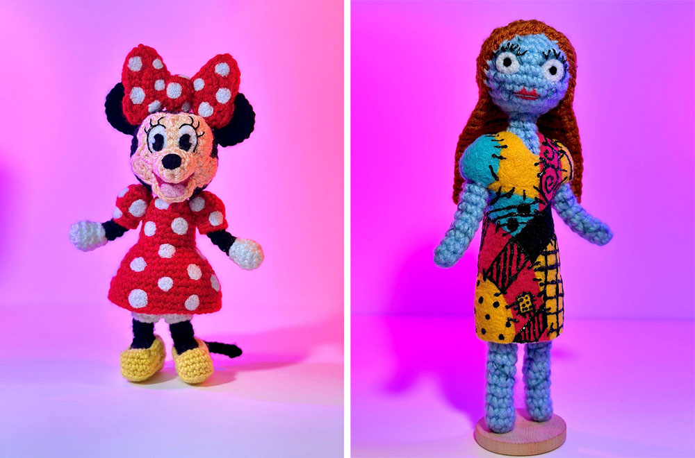 Knitted dolls